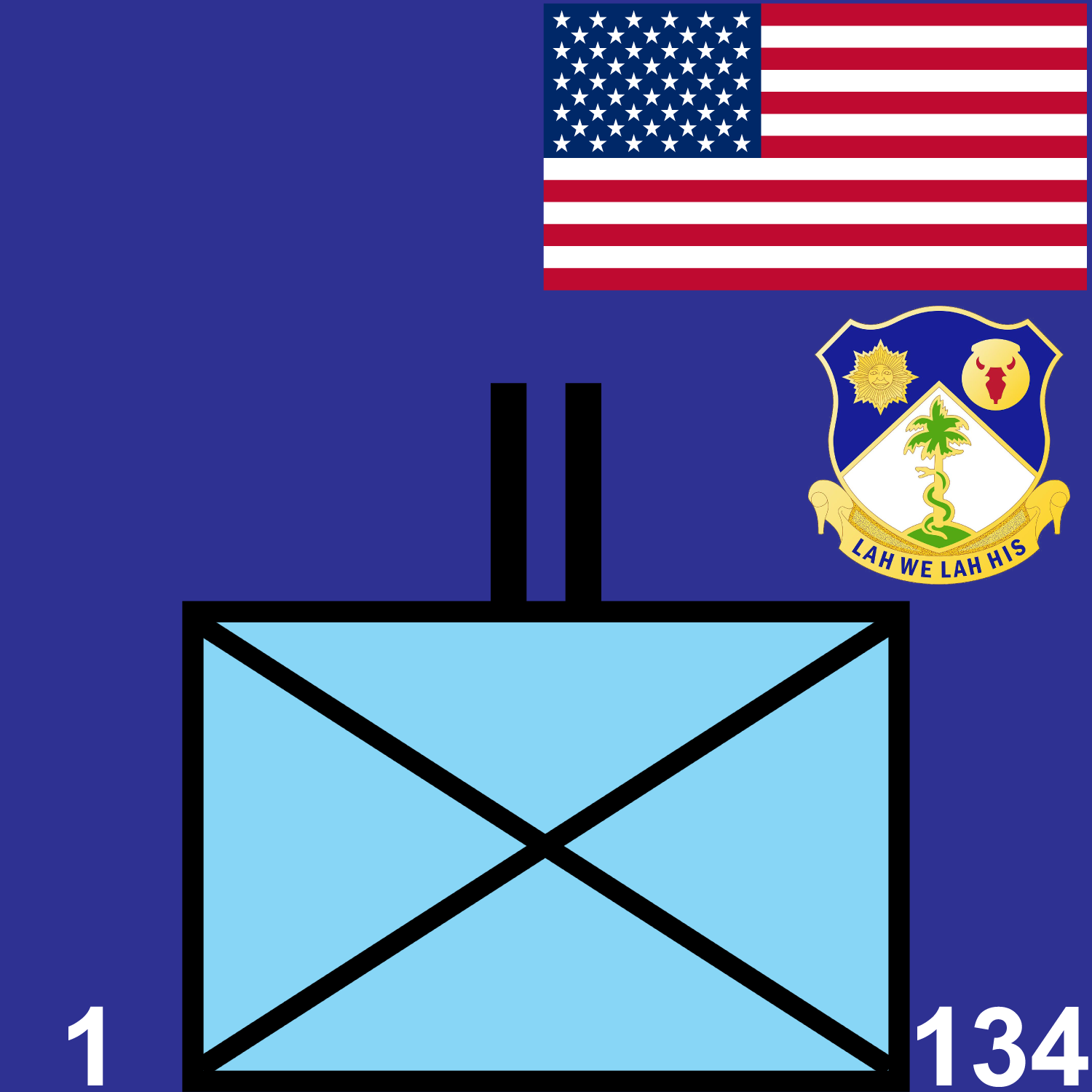 1st Battalion, 134th Infantry Regiment icon